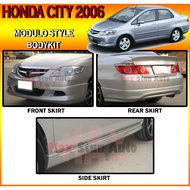HONDA CITY 2006 MDL BODYKIT (MDL) BUMPER SKIRT LIP FOR CITY 2006 2007 FRONT SKIRT SIDE SKIRT REAR SK