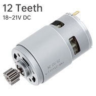 RS775 DC Motor with 12 Teeth Gear 18V - 21V 20000-24000RPM High Speed Micro Motor Replacement for El