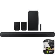 SAMSUNG HW-Q990D Q-Series 11.1.4 ch. Wireless Dolby Soundbar with Q-Symphony (2024) (Renewed) Bundle