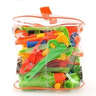 34 Pcs Deluxe  Repair Tools Set Boy Kid Toys Craftsman Pretend Play Fixing Skill