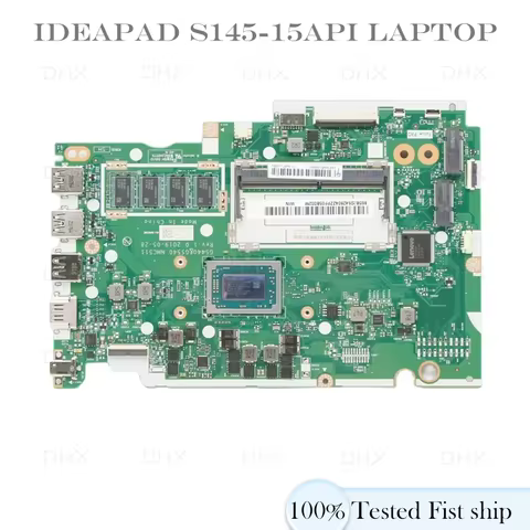 4GB-RAM DDR4 NM-C511 For Lenovo Ideapad S145-15API Laptop Motherboard R3-3200U/R5-3500U CPU GS440/GS