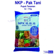 Pak tani NPK fertilizer 1 Kg - NPK 16 16 16