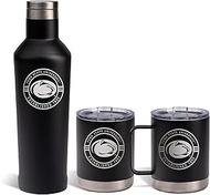 The Memory Company | Licensed NCAA Team Logo AM/PM Set 12/12/17oz (Coffee Cup, Water Bottle, and Low