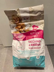 Marpet Kitten grain free 意大利無穀物均衡系列幼貓及懷孕貓用 火雞鴨肉 1.5 kg Cat 罐頭 零食 㘉㘉 凍乾 零食 生肉cats supports healthy 成貓