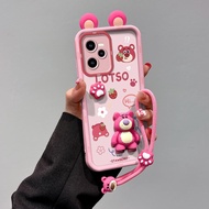 Soft Casing For OPPO Realme C35 RMX3511 Case Realme C35 4G 3D Cartoon Ears TPU Silicone Shockproof P