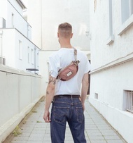 【DOUGHNUT】防潑水 腰包/胸包 seattle 輕便 穿搭 男包-栗子 JG