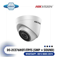 Ds-2ce76h0t-itpfs 5MP Camera Hikvision CCTV Security Camera + Sound
