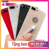 Replacement back glass for 8 plus with orange glass (free glue)
