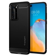 Spigen - Huawei P40 Pro Rugged Armor 保護殼 - 磨砂黑