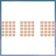 (XCTS) 60Pcs Wooden Name Card Holder Wooden Table Number Stands Solid Wood Place Card Holders for Na