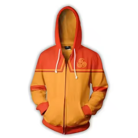 2025 12 Anime Avatar The Last Airbender Katara Fire Nation Aang Cosplay Costume Hoodie 3D Printed Sw