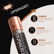 4PCS 1.5V Baterai Alkaline DURACELL AA untuk Senter Mainan