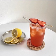 High borosilicate glass coffee cup transparent single-layer ice cold brew cup for ice coffee latte