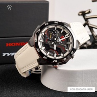 Casio Edifice Honda White Dual Time ECB-2200HTR For Men