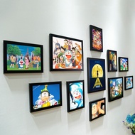 The boss Living Room Photo Wall Doraemon A Dream Animation Poster No-Drill Wall Hanging Frame Backgr