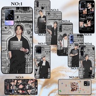 BTS Men's team Vivo V20 V21 V23E 4G 5G V23 PRO Silicone shockproof TPU Straight Side Liquid Phone Case