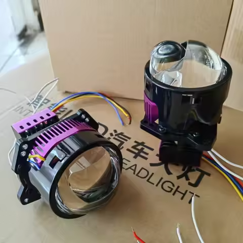 3 Inch Bi LED Laser Projector Lens 12V 80W 6000K Hi Lo Beam Car Light Headlight Retrofit
