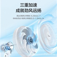 Beauty（Midea）Electric Fan Household Fan Floor Fan Vertical Energy-Saving Electric Fan Desk Fan Mini Fan Stand Fan White7Ye Tai Li Dual-Use
