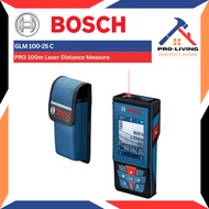 Bosch GLM 100-25 C PRO 100m Laser Distance Measure / GLM 100-25C / GLM100-25C
