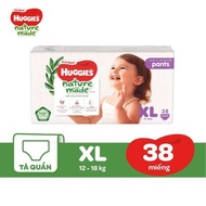 TÃ QUẦN HUGGIES NATURE MADE BÔNG HỮU CƠ M58/L44/XL38/XXL26