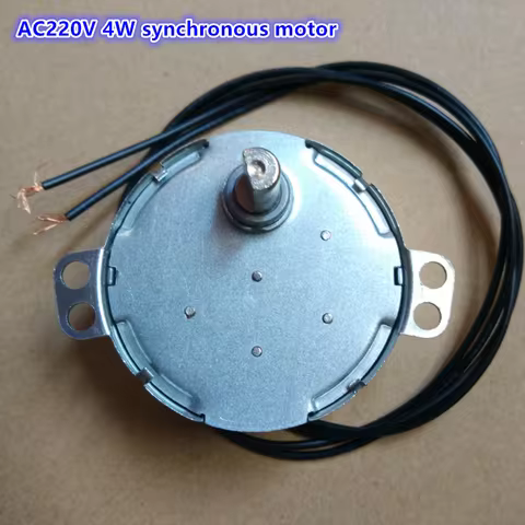 7mm D shaft , 220V 4W TYC50 AC motor CW/CCW 1.8rpm 10rpm 15rpm permanent magnet synchronous motor