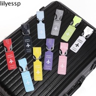 LILYES PVC Luggage Tag, Boarding Pass Baggage Name Tags Airplane Suitcase Tag, Portable Address Labe