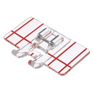 Plastic Clear Parallel Stitch tool Foot Presser Border Guide Foot Domestic Sewing Machine accessories for Brother/Singer/Janome