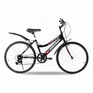 จักรยานเสือภูเขา จักรยานเทอร์โบ MTB TURBO BICYCLE รุ่น 24" SPEEDY SHIMANO 6 SPEED (จัดส่งเป็นกล่อง ประกอบแล้ว 85%)
