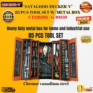 85 PCS TOOL SET W/ METAL BOX -CT128502