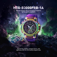 CASIO G-SHOCK Limited MT-G B3000PRB-1A Aurora Oval with Recrystallized Steel Bezel and Rainbow