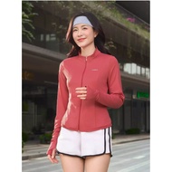 - Active 1-layer sun protection shirt made of ice text cold fiber material with SPF50+ index to prev