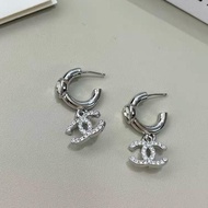 Chanel Earrings Chanel 吊墜耳環 金色方塊耳環