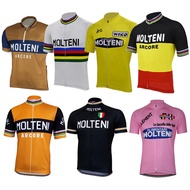 7 Styles Retro Molteni Men Cycling Jersey Team Short Sleeve Summer Bike Wear Jersey Road Jersey Cycling Clothing