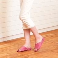 日本PANSY 淑女手工 室內拖鞋 女生款 - 9505 -粉色