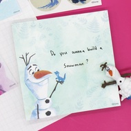 Diseny Frozen 2 Olaf Friends Memo pad 1 pcs 100 sheets / School Office Stationery Notepad (9x9cm)