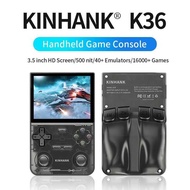 KINHANK 2 6C Open Source K36 Handheld Game Console 16000 Games Emulator For Ps1/Psp/Dc/N64/Ss 500N