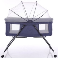 PORTABLE WHEELS BABY CRADLE Baby Playpen Baby Crib with Mosquito Net Rocker Baby Bed Katil Bayi Kati