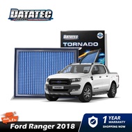 กรองอากาศ FORD RangerEverest Rapter 2.2/3.2 ปี2018+ DATATEC TORNADO AIR FITER