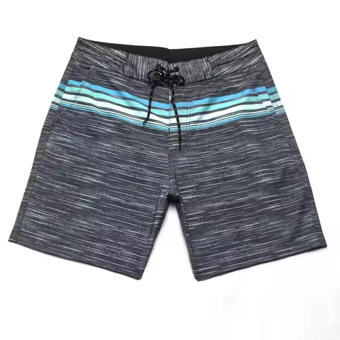 Plus size 38 Bermuda Men's Swim Trunks Swimwear Beach Board Shorts Homme Sport Gym Shorts Stretchy Q
