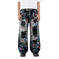 H1 baggy biker - Space grey - Jeans