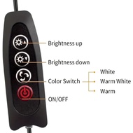 Strip Lights 13.7In Closet Lights, USB Powered LED Light Bar for Room Under Counter Lighting Work Ta