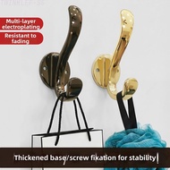 [Twilight]6 Pack C-Shaped Dual Hook For Coat Hangers Wall Mounted ABS Load 10 lbs per Hook❥
