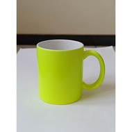 Fluorescent Yellow Coating Mug