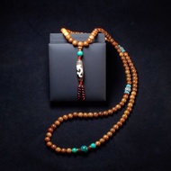 如意蓮花天珠 鳳凰石松佛珠 108顆紫檀念珠 鴻運當頭手串