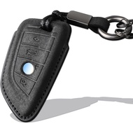 for BMW Key Fob Cover with Keychain Fit for BMW 3 5 6 7 X1 X2 X3 X5 X6 Series Smart Keys Case Protec