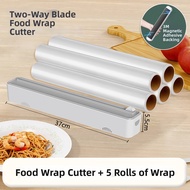 Magnetic Easy-Cut Cling Film Dispenser