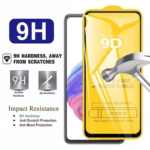 9D Tempered Glass For Samsung S25 Ultra S24 S23 Plus S22 S21 S20 FE Galaxy M52 5G M32 M51 M31S M21 J
