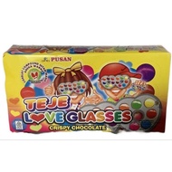 Eye glass colored candy