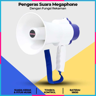 Taffware Pengeras Suara Megaphone dengan Fungsi Rekaman toa untuk jualan keliling mini demo - ZS-518