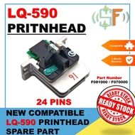 New Compatible F081000 F070000 Epson LQ-590 LQ590 LQ 590 Printhead 24 Pin for LQ590 LQ570 LQ580 LQ68